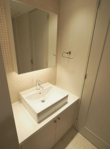渋谷区恵比寿4丁目楽器可（ピアノ）マンション 洗面所