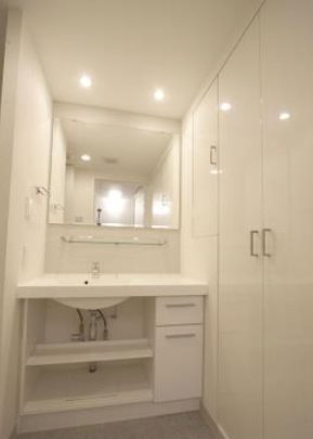 江東区豊洲1丁目楽器可（ピアノ）マンション 洗面所