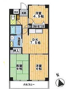 朝霞市溝沼3丁目楽器可(グランドピアノ・弦・管・打楽器・声楽)マンション 間取り