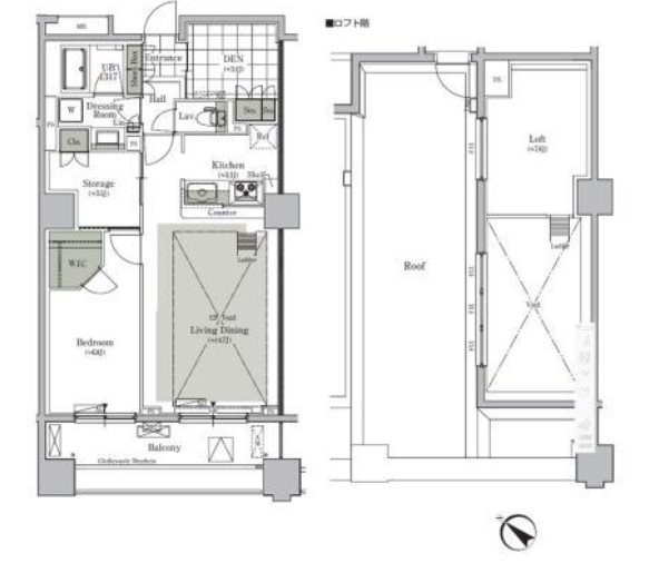 北区西ケ原4丁目楽器可（ピアノ）マンション 間取り