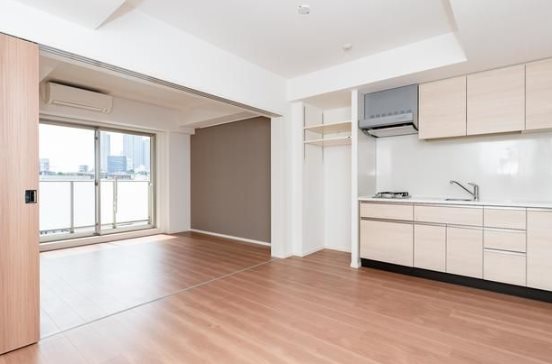 品川区東五反田4丁目楽器可（ピアノ）マンション リビング