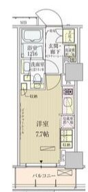 港区赤坂3丁目楽器可（ピアノ）マンション 間取り