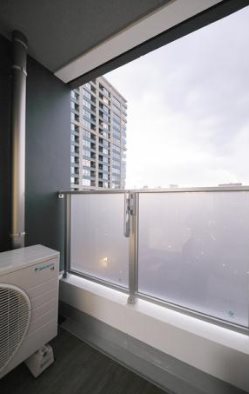 中央区湊1丁目楽器可（ピアノ）マンション ベランダ