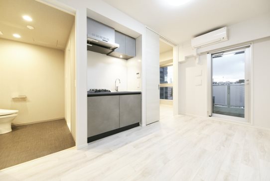 中央区湊1丁目楽器可（ピアノ）マンション ベッドルーム