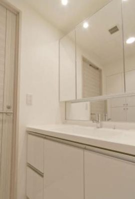 中央区勝どき6丁目楽器可（ピアノ）マンション 洗面所