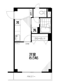 練馬区石神井町７丁目防音楽器可（グランドピアノ・弦/管楽器・声楽）マンション 間取り