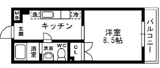 板橋区成増4丁目楽器可（ピアノ・弦楽器・管楽器・声楽） 間取り