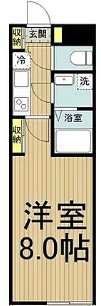 立川市砂川7丁目楽器可（ピアノ・弦管楽器）マンション 間取り