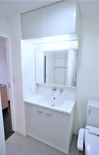 調布市若葉町2丁目楽器可（ピアノ・弦/管楽器・声楽）女性限定マンション 洗面所