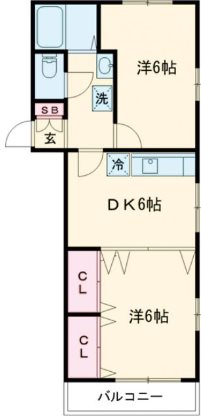 オークビレッヂ国立 間取り