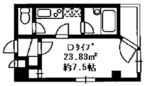 文京区本郷6丁目楽器可（ピアノ・弦管楽器・声楽）マンション 間取り
