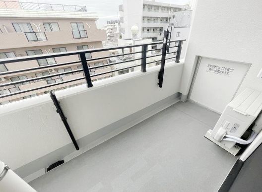川崎市中原区新丸子町楽器可(防音・24時間演奏・グランドピアノ・弦・管楽器・声楽）マンション ベランダ
