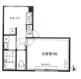豊島区長崎3丁目楽器可(防音・24時間演奏・弦管楽器・声楽・DTM)マンション 間取り