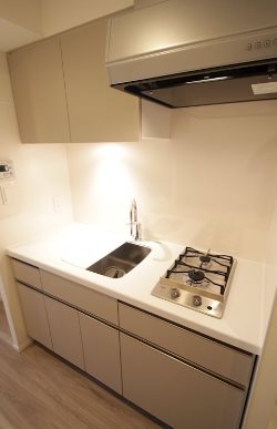 横浜市中区富士見町楽器可（ピアノ）マンション キッチン