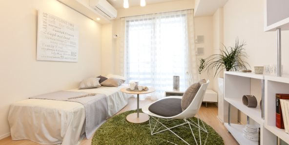 横浜市中区山下町楽器可（ピアノ）マンション リビング