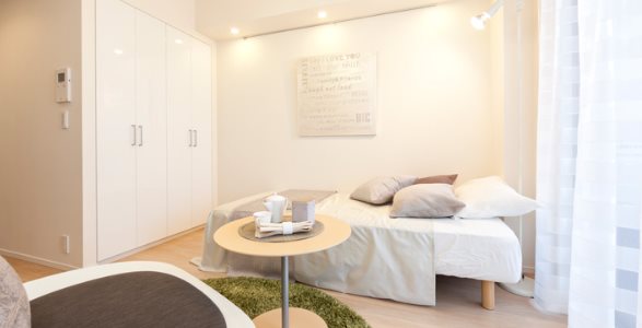 横浜市中区山下町楽器可（ピアノ）マンション ベッドルーム