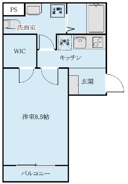 三鷹市新川4丁目楽器可（防音・グランドピアノ・弦・管楽器・声楽）マンション 間取り