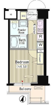 大田区蒲田本町2丁目楽器可（ピアノ）マンション 間取り
