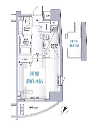港区白金台2丁目楽器可（ピアノ）マンション 間取り