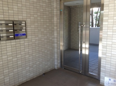 練馬区旭丘2丁目楽器可(防音・グランドピアノ・弦・管楽器・声楽)マンション エントランス
