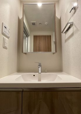 目黒区柿の木坂2丁目楽器可（ピアノ）マンション 洗面所