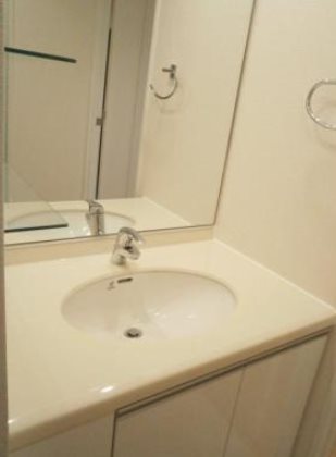 新宿区水道町楽器可（ピアノ）マンション 洗面所