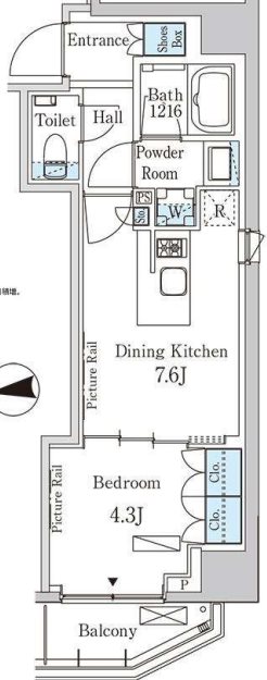 千代田区三番町楽器可（ピアノ）マンション 間取り