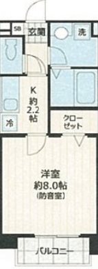 エンソーシヤ西落合 間取り