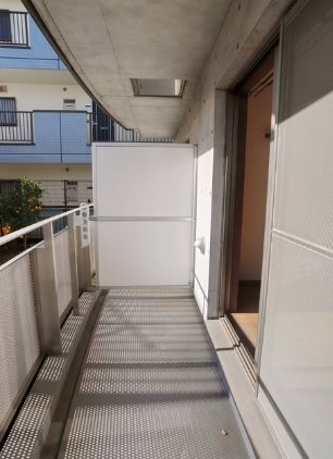 立川市砂川町6丁目楽器可（ピアノ・弦管楽器・声楽・DTM）マンション ベランダ