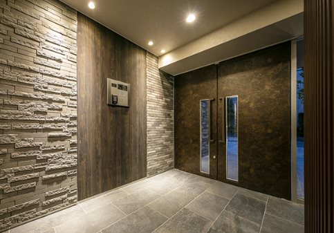 新宿区市谷加賀町2丁目楽器可（ピアノ）マンション 玄関