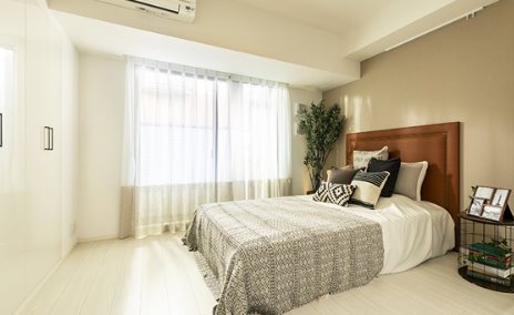 新宿区市谷加賀町2丁目楽器可（ピアノ）マンション ベッドルーム