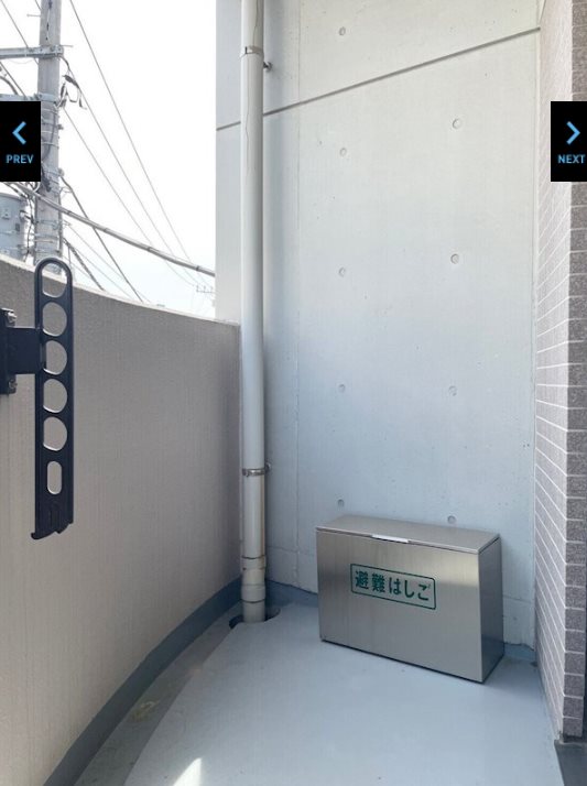 川崎市高津区久本1丁目楽器可(防音・グランドピアノ・弦・管楽器・声楽)マンション ベランダ
