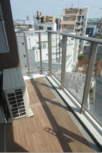 目黒区柿の木坂2丁目楽器可（ピアノ）マンション ベランダ