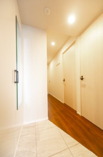 目黒区柿の木坂2丁目楽器可（ピアノ）マンション 玄関