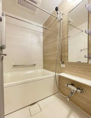 目黒区柿の木坂2丁目楽器可（ピアノ）マンション 風呂画像