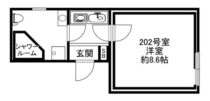 中野区沼袋4丁目楽器可(防音・24ｈ演奏可能・ピアノ・弦管楽器・声楽)アパート 間取り