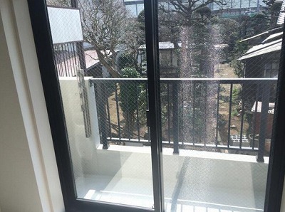 板橋区南常盤台1丁目(防音・24時間演奏・ピアノ・弦・管楽器・声楽)マンション ベランダ