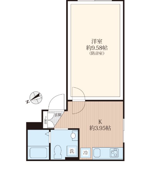 ラシクラス四谷 間取り