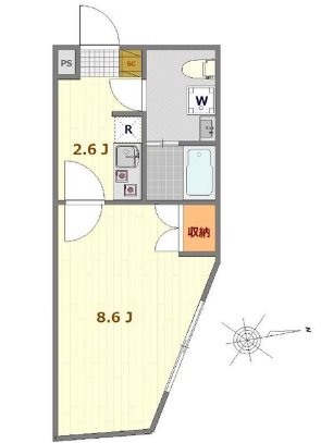 江戸川区南小岩8丁目楽器可（防音・24時間演奏・ピアノ・弦管楽器声楽・DTM）マンション 間取り
