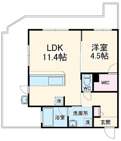 川崎市多摩区登戸楽器可（ピアノ・管弦楽器）マンション 間取り