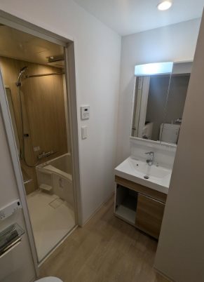 中野区中野5丁目楽器可（防音・24時間演奏・ピアノ・弦管楽器・声楽）マンション 洗面所