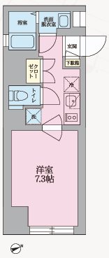 中野区中野5丁目楽器可（防音・24時間演奏・ピアノ・弦管楽器・声楽）マンション 間取り