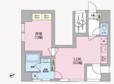 中野区中野5丁目楽器可（防音・24時間演奏・ピアノ・弦管楽器・声楽）マンション 間取り