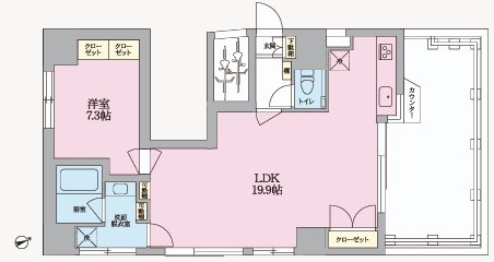 中野区中野5丁目楽器可（防音・24時間演奏・ピアノ・弦管楽器・声楽）マンション 間取り