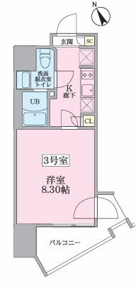 大田区蒲田4丁目楽器可（防音・24時間演奏可能・ピアノ・管弦楽器・声楽）マンション 間取り