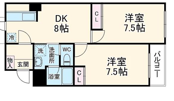 横浜市港北区箕輪町2丁目楽器可(グランドピアノ・弦管楽器・声楽)マンション 間取り