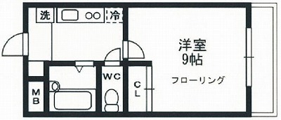 東京都清瀬市松山２丁目楽器可マンション 間取り