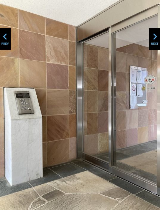 東京都清瀬市松山２丁目楽器可マンション 玄関