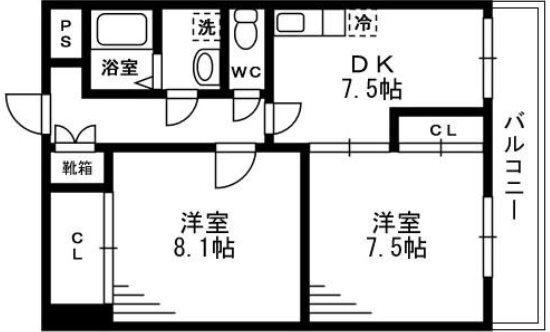 小金井市本町5丁目楽器可（防音・ピアノ・弦管楽器・声楽・DTM）マンション 間取り