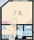 練馬区桜台1丁目楽器可（防音・グランドピアノ・管弦楽器・声楽・DTM）マンション 間取り